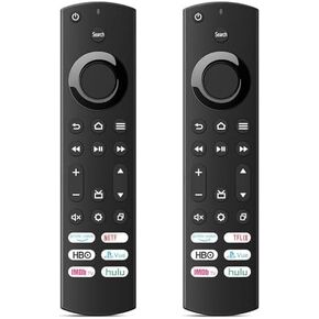 【Pack of 2】 New Replacement Remote for All Insignia TVs and Toshiba TVs with 6 Shortcut Buttons, Prime Video, ImdbTV, Hulu (for Insignia and Toshiba TVs)