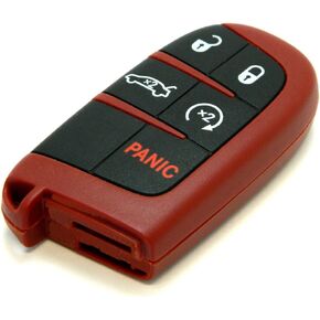 OEM Electronic 5-Button Smart Key Fob Remote Compatible with 2015-2018 Dodge Charger SRT Hellcat (FCC ID: M3N-40821302, P/N: 68234959)
