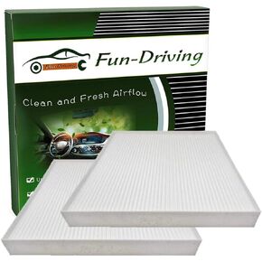 FD200 Cabin Air Filter for Elantra 2017-2019, Elantra GT 2018 2019, Replace 97133-F2000 (White, 2 Pack)