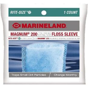 Marineland Magnum 200 Polishing Internal Filter Floss Sleve, Traps Small Dirt Particles, 1 Ct.