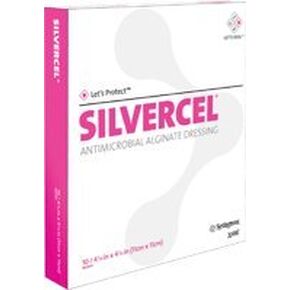 Silvercel Antimicrobial Alginate Dressing 4" x 8" [Carton of 5]
