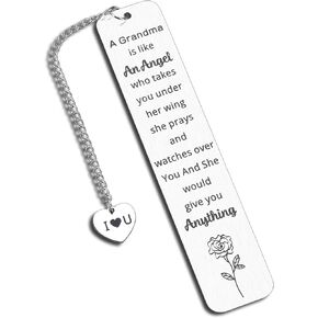 Bookmark Gifts for Grandma Grammy Mothers Day Gifts for Grandma Grandmother Nana Grandmother New Grandma Birthday Gift Idea Christmas Gifts Stocking Stuffers for Grandmom from Granddaughter Grandson