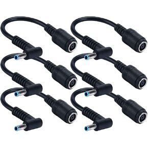 محول طرف محول 7.4 مم إلى 4.5 مم كابل دونجل ذو طرف أزرق ذكي لشاحن Hp 19.5 فولت 45 وات 65 وات 90 وات 120 وات ستريم سبيكتر بافيليون إنفي إيليت بوك سبليت كروم بوك - 6 عبوات in Kuwait