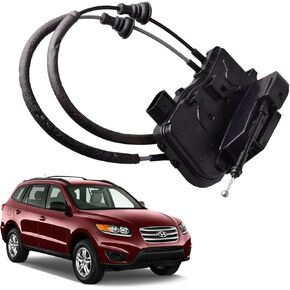 مشغل قفل الباب الأمامي الأيمن متوافق مع Hyundai Santa Fe 2010-2012 استبدال مجموعة مزلاج الباب الجانبي للراكب