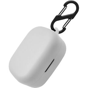 Geiomoo Silicone Case Compatible with Bang Olufsen Beoplay EX, Protective Cover with Carabiner (Black)