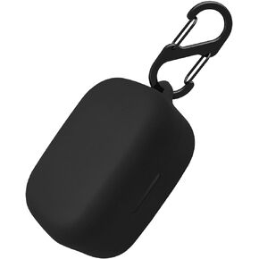 حافظة سيليكون Geiomoo متوافقة مع Bang Olufsen Beoplay EX، غطاء واقٍ مع حلقة تسلق (أسود)