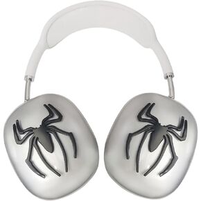 Case Cover for AirPods Max Black Metal Spider, Clear Cool Soft Cases for Men Women Accessories Protective Cover for Apple AirPods Max (Black Spider)