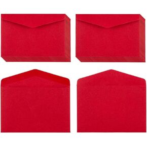 120 Pack Mini Envelopes Small Envelopes Self-Adhesive Kraft Paper Tiny Pockets for Business Cards Christmas Holiday Small Gift Cards Invitations Cards(4.13"×2.76") (Black)