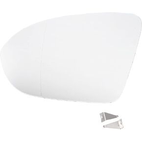 X AUTOHAUX Car Rearview Left Driver Side Heated Mirror Glass Replacement W/Backing Plate for Chevrolet Cruze 2016-2019