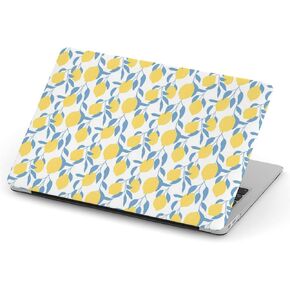 [ Compatible with Older Version MacBook Air 13 inch (Model A1369 & A1466 - Year 2010-2017) ] Full Body Hard Case Cover - Lemon Fruits Hand