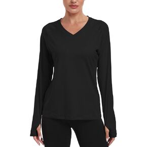 DAYOUNG Womens UPF 50+ UV Sun Protection Running Hiking Outdoors Performance Long Sleeve Hoody T-Shirt