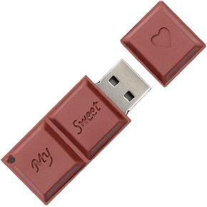 32GB USB Flash Drive Chocolate-Shaped, BorlterClamp Novelty USB Drive Thumb Drive Memory Stick for External Data Storage