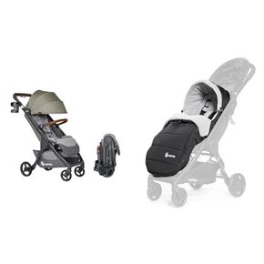 Ergobaby Metro+ Compact Baby Stroller, Lightweight Umbrella Stroller Folds Down & Metro Lightweight Baby Stroller Accessories, Accessory: Footmuff Bunting Bag