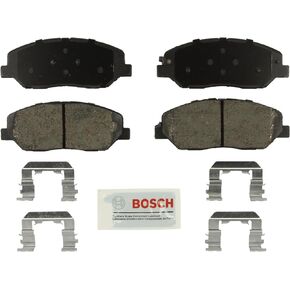 BOSCH BE1384H Blue Ceramic Disc Brake Pad Set With Hardware - Compatible With Select Hyundai Genesis; FRONT