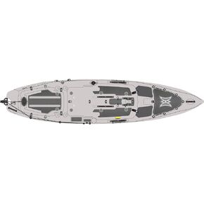 Perception Silent Traction Kit for Pescador Pilot Kayak,Black