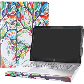 Alapmk Protective Case Cover for 14" HP Notebook 14 14-cmXXX 14-ckXXX Series Laptop [Warning:Not fit HP Notebook 14 14-bsXXX 14-bwXXX 14-anXXX 14-amXXX 14-axXXX Series],Love Tree