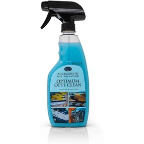 Optimum Opti-Clean Waterless Wash and Wax - Ready to Use Waterless Car Cleaning Spray, Car Wax, and Polymer Protection (18 oz)