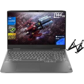 Lenovo 2024 LOQ Gaming Laptop, 15.6" FHD 144Hz Display, Intel Core i7-13700H, NVIDIA RTX 4050, 16GB DDR5 RAM, 1TB SSD, Backlit Keyboard, Windows 11 Pro & Microsoft Office Lifetime License & Mouse