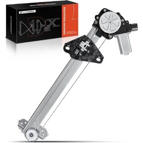 A-Premium Electric Power Window Regulator with Motor Compatible with Honda Fit 2009-2014 Hatchback Rear Left Driver Side