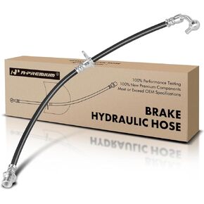 A-Premium Rear Passenger Brake Hydraulic Hose Compatible with Select Honda Models - CR-V 2012 2013 2014 2015 2016 - Replace# 01466T0AA01