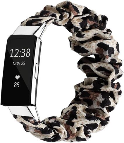 Compatible with fitbit Charge 2 Scrunchie Band Strap Cloth Replacement SoftFabric Wristband Bracelet Women Elastic Scrunchy for charge 2 for girl in Saudi Arabia
