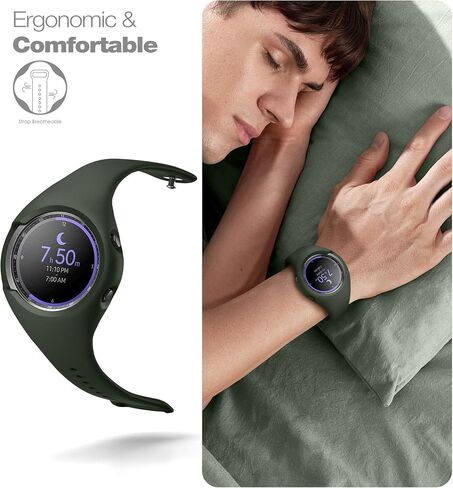 سوار SURITCH لساعة Galaxy Watch 3 مقاس 45 مم، جراب واقٍ من السيليكون الناعم مع أشرطة لساعة Samsung Galaxy Watch 3 والرجال والنساء in Saudi Arabia