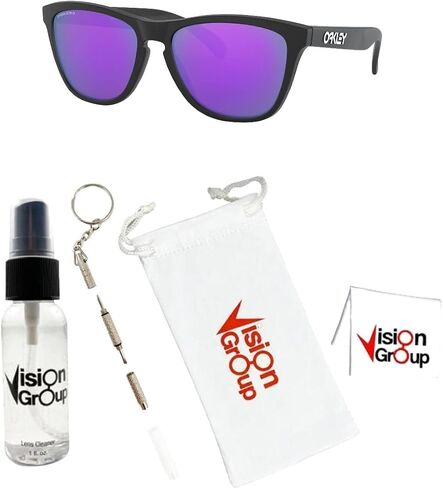 نظارات Oakley OO9013 Frogskins الشمسية + مجموعة إكسسوارات Vision Group in Saudi Arabia