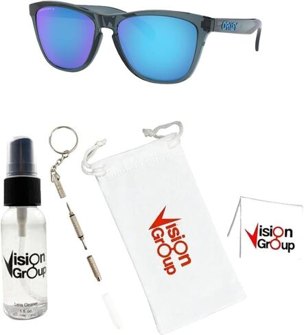 نظارات Oakley OO9013 Frogskins الشمسية + مجموعة إكسسوارات Vision Group in Saudi Arabia