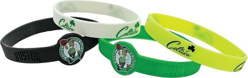 Aminco NBA Boston Celtics Silicone Bracelets, 4-Pack in Saudi Arabia