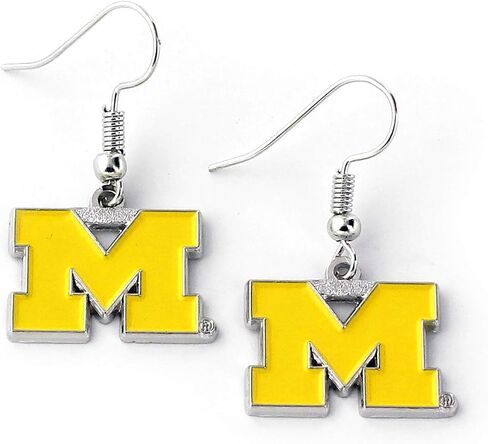 aminco NCAA Unisex Adult Logo Dangler Earrings in Saudi Arabia