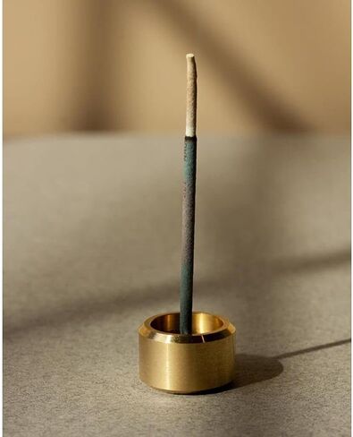 حامل بخور Craighill - مبخرة بخور حديثة وبسيطة لعصي البخور والأقماع، مثالية للتأمل واليوجا والمنتجعات الصحية، متينة وأنيقة، هيكل من النحاس الصلب in Kuwait