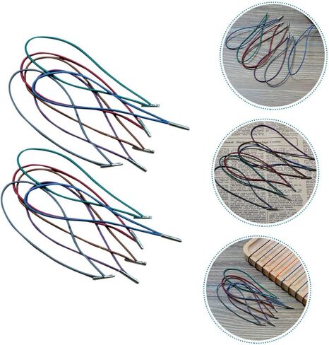 MAGICLULU 12pcs Traveler Spring Bands Elastic Band Book Markers Traveler Elastic Bands Notebook Closure Spring Band for Travel Notebook Spring Bands Book Elastic Strap Fixing Dedicated Metal in Saudi Arabia