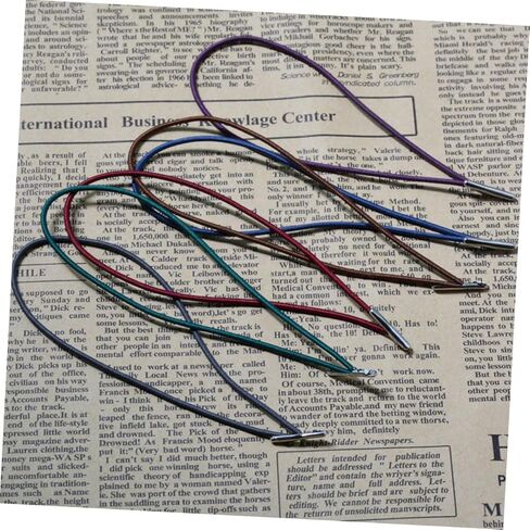 MAGICLULU 12pcs Traveler Spring Bands Elastic Band Book Markers Traveler Elastic Bands Notebook Closure Spring Band for Travel Notebook Spring Bands Book Elastic Strap Fixing Dedicated Metal in Saudi Arabia