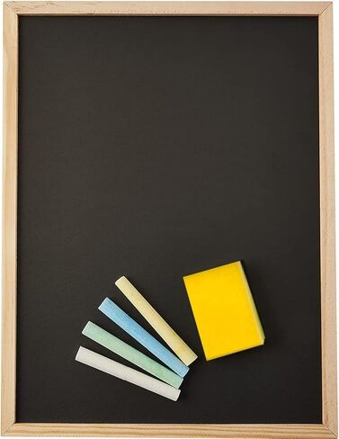 A4 Chalk Board Set with Chalks and Duster Drawing Art Blackboard for Home School and Office (11 x 8 inches) in Kuwait