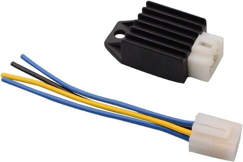 GOOFIT 4 Pin 12V AC Voltage Regulator Rectifier with 4 Wires for Motorcycle ATV Moped Scooter Go Kart in Saudi Arabia