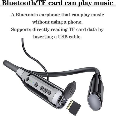 LANDIBO Wireless Waterproof Sports Earphones with 100 Hours of Playback time, Bluetooth Earphones with Microphone, in Ear Noise Reduction, Used for Gym Running and Exercise (Y10) in Saudi Arabia