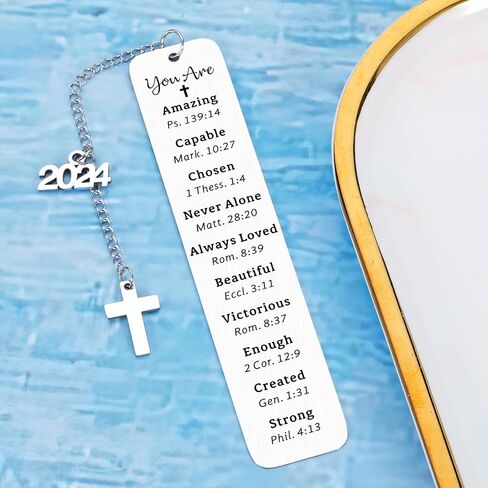 Bible Verse Bookmark Graduation Gift for Teen Boys Son Girls Class of 2024 Inspirational Christmas Gift for Men Women Book Lover Religious Christian Gifts for Friend Classmate Gift for Kids Birthday in Saudi Arabia