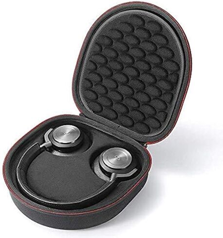 حافظة صلبة لسماعات الرأس والملحقات B&O Play من Bang & Olufsen Over-Ear Beoplay H4, H7, H8, H9، حقيبة تخزين لحمل السفر - أسود (بطانة سوداء) in Kuwait