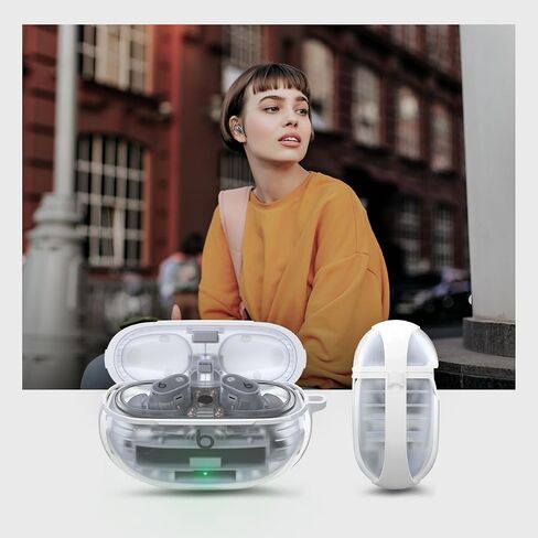 Spigen Ultra Hybrid Designed for Beats Studio Buds/Studio Buds+, Beats Studio Buds Plus Case Cover (2021/2023) - Jet White in Saudi Arabia