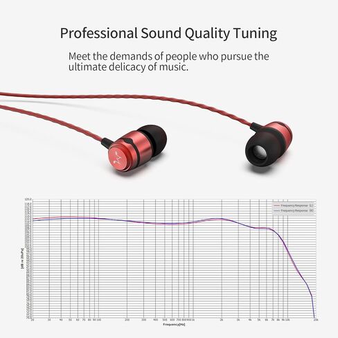 سماعات أذن سلكية SoundMAGIC E50 بدون ميكروفون داخل الأذن، سماعات HiFi عازلة للضوضاء، سماعات رأس مريحة (ضوء البندقية) in Saudi Arabia