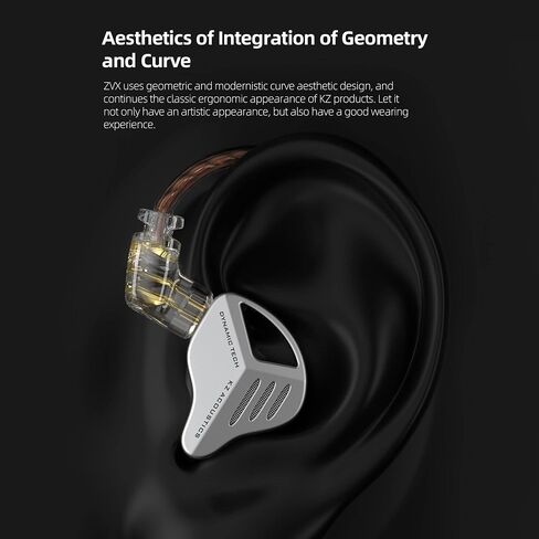 سماعة رأس سلكية، KZ DQS HiFi Dynamic Drivers IEM، سماعات أذن KZ Bass 2pin 3.5 مم لعبة موسيقى رياضية في الأذن لمغني النظام (أسود، بدون ميكروفون)... in Saudi Arabia