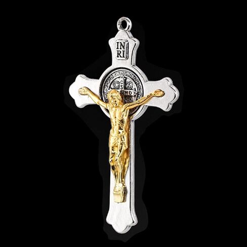 Cross Pendant for Car Rear View Mirror Hanging Ornaments Cross Charm Car Interior Mirror Accessories Decor Ornament Jesus Cross Necklace Men Women Christian Gifts Accessory (Cross+Ring) in Saudi Arabia