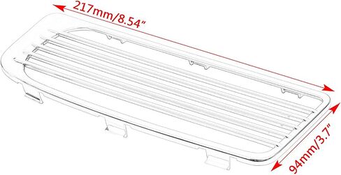 1 Pair Chrome Radiator Grills Lower Fairing Twin Cooled For Harley Touring Electra Glide Street Glide Road Glide Tri Glide Ultra Limited FLHTK 2014-Later in Saudi Arabia