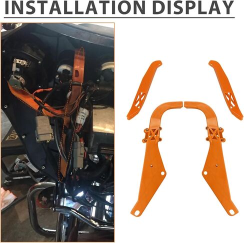 ذراع قوي داخلي جناح الخفاش هدية مكبر الصوت دعم قوس جبل عدة ل Harley Touring Electra Glide FLHT Street Glide FLHT FLHX 1996-2013 in Kuwait