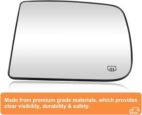 Senzeal Driver Side Lower Mirror Glass Replacement for 2009-2020 Dodge Ram 1500 2500 3500 4500 5500 Towing Mirror Side Convex Lower Mirror Glass 68067731AA (Left Side) in Saudi Arabia