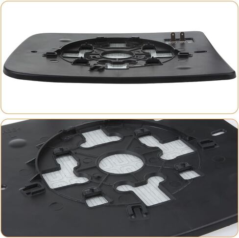 Senzeal Driver Side Lower Mirror Glass Replacement for 2009-2020 Dodge Ram 1500 2500 3500 4500 5500 Towing Mirror Side Convex Lower Mirror Glass 68067731AA (Left Side) in Saudi Arabia
