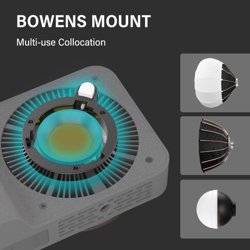 Mini Softbox, Video Light Softbox for ZC-100BI Light Bowens Mount Adapter for Outdoor Shooting Live Streaming (Softbox) in Saudi Arabia