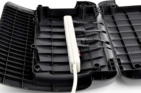 StarTech.com Ergonomic Foot Rest - Rocking Footrest w/Cable Management/Storage - Under Desk Foot Support Stand - Comfortable Black Foot Rest for Office/Computer Workstation - Non Slip Rocker (FTRST2) in Saudi Arabia