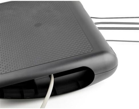 StarTech.com Ergonomic Foot Rest - Rocking Footrest w/Cable Management/Storage - Under Desk Foot Support Stand - Comfortable Black Foot Rest for Office/Computer Workstation - Non Slip Rocker (FTRST2) in Saudi Arabia
