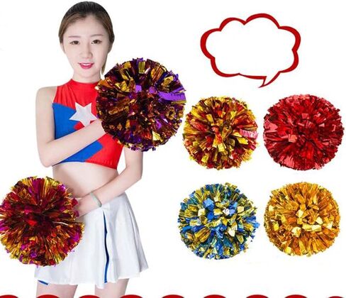 مجموعة من قطعتين من كرات التشجيع الملونة للرياضة والرقص للأطفال والبالغين، متعددة الألوان in Kuwait